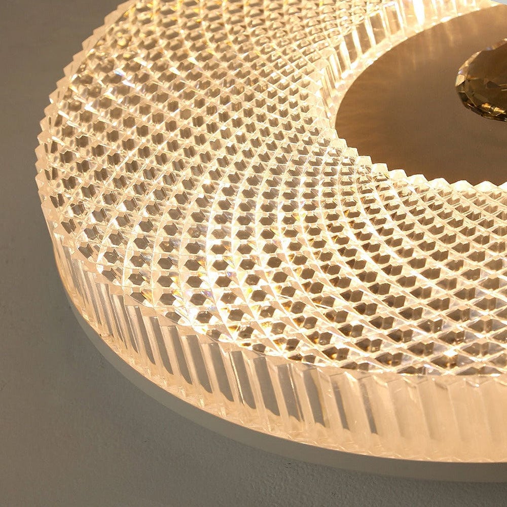 Stropní LED svítidlo Luminia s přisazenou montáží, tenké kovové a akrylátové provedení