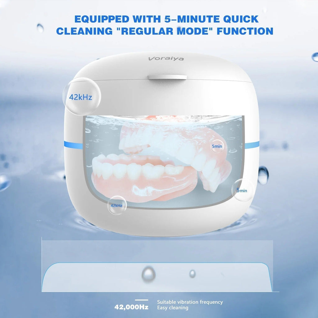 Ultrazvukový čistič dentálních pomůcek s UV-C sterilizací, nádržka 210 ml