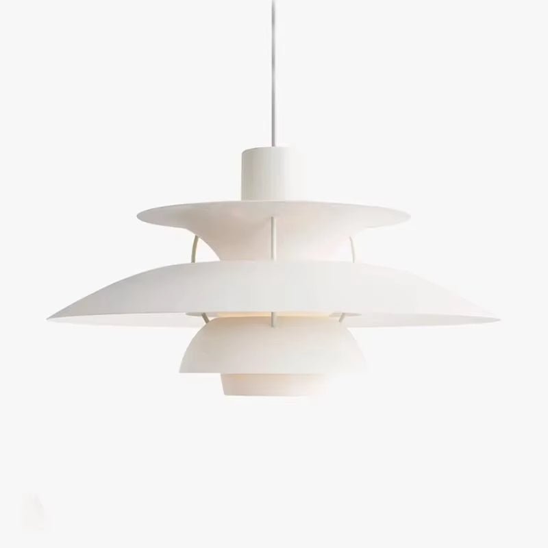 Petal Pendant Light, Danish-Inspired Iron Frame, 3 Sizes