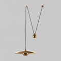 Pyra Minimalist Metal Pendant Light, Gold | Fioriscas
