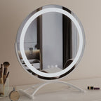 Dimmable LED Vanity Mirror, 360° Rotation, Touch Control, 15.8 In