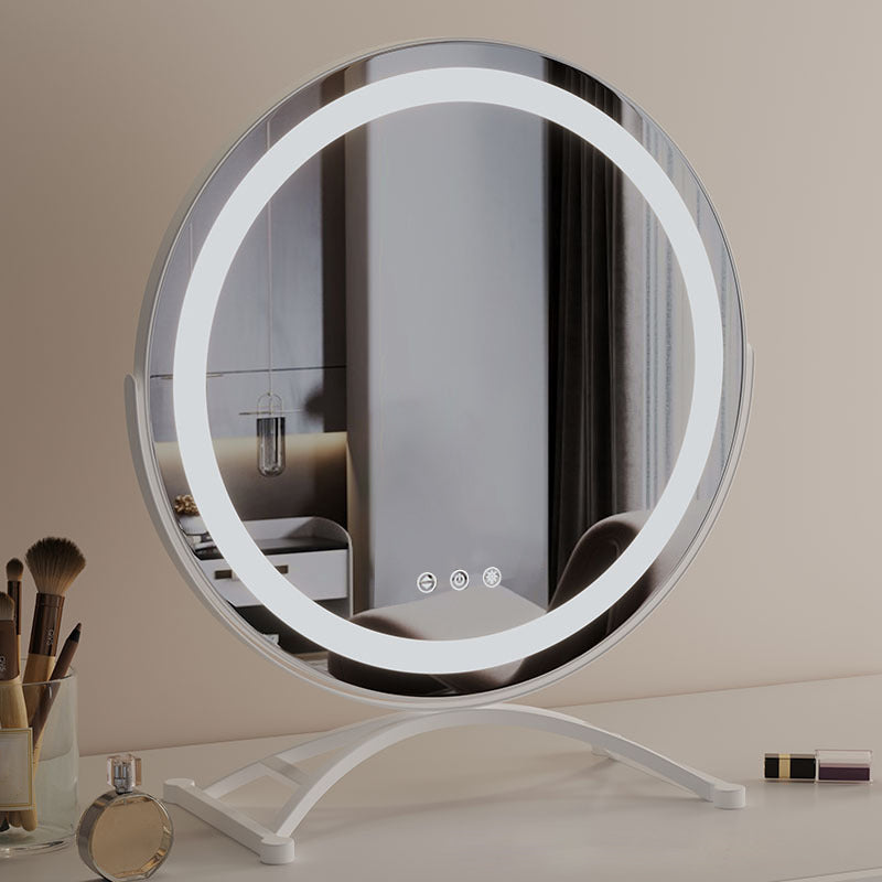 Dimmable LED Vanity Mirror, 360° Rotation, Touch Control, 15.8 In
