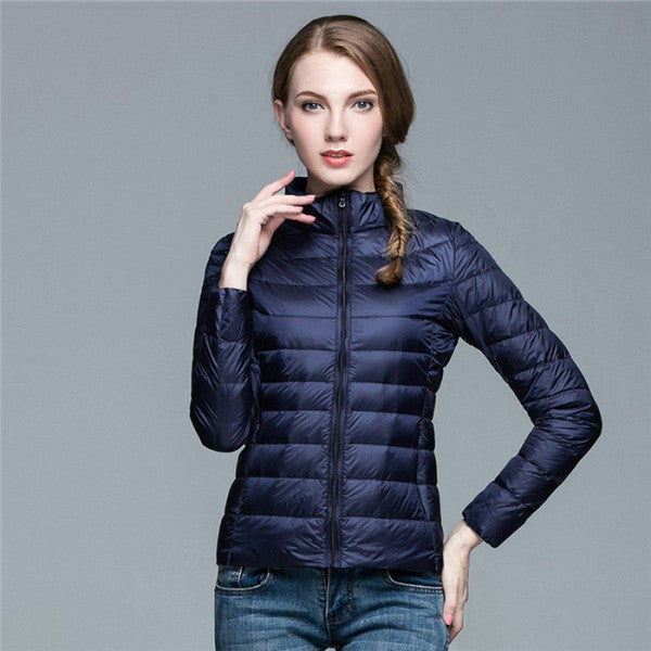Waterproof Lightweight Down Puffer Jacket For Women, Sizes M To 3XL