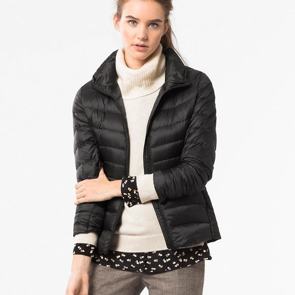 Waterproof Lightweight Down Puffer Jacket For Women, Sizes M To 3XL