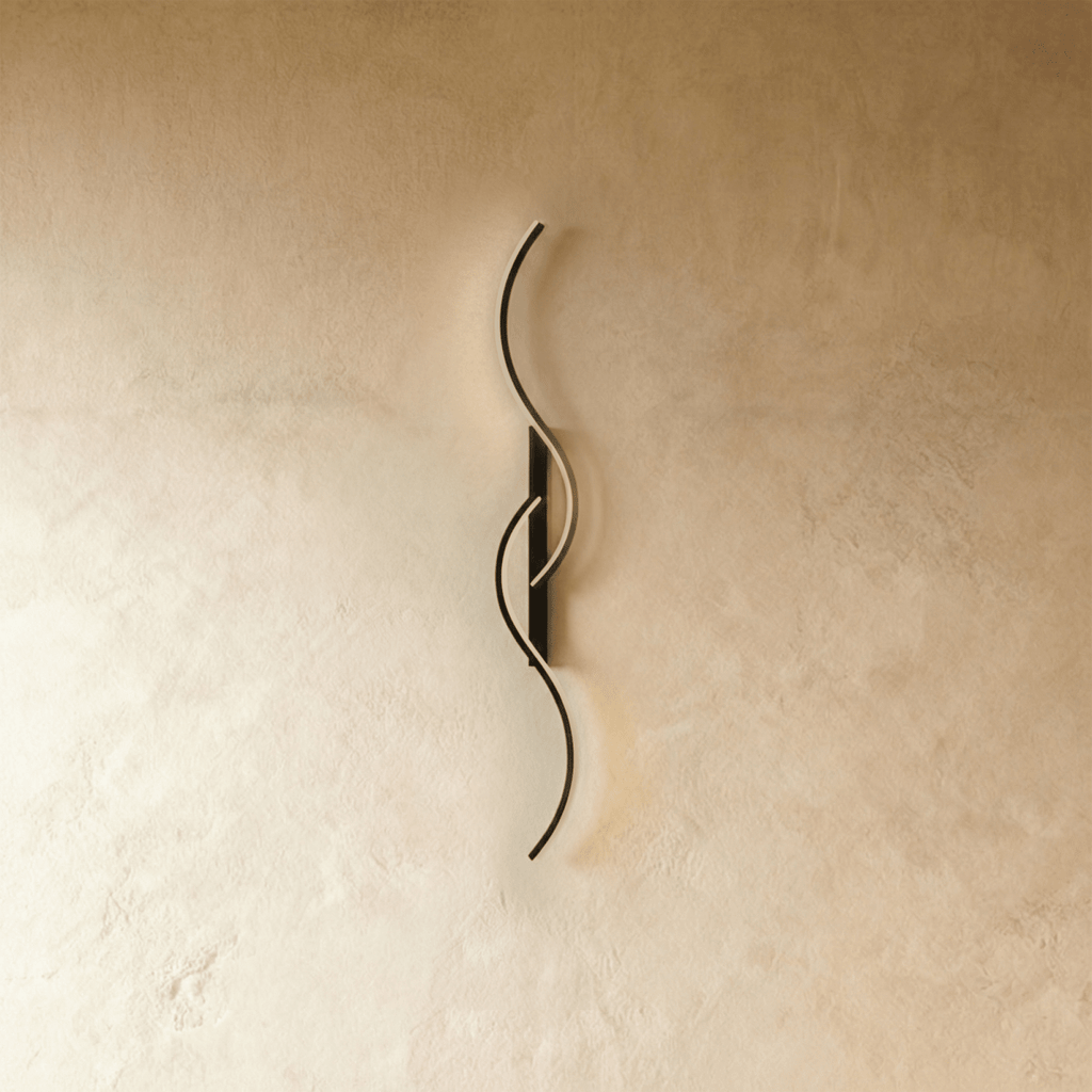 Aurelia S Line Aluminum Wall Lamp With Soft Led Glow