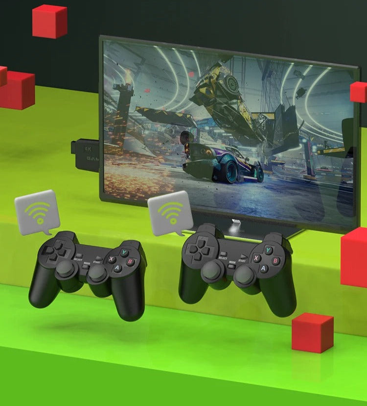 Console di gioco retrò Vanta, 64GB, due controller, oltre 20.000 giochi