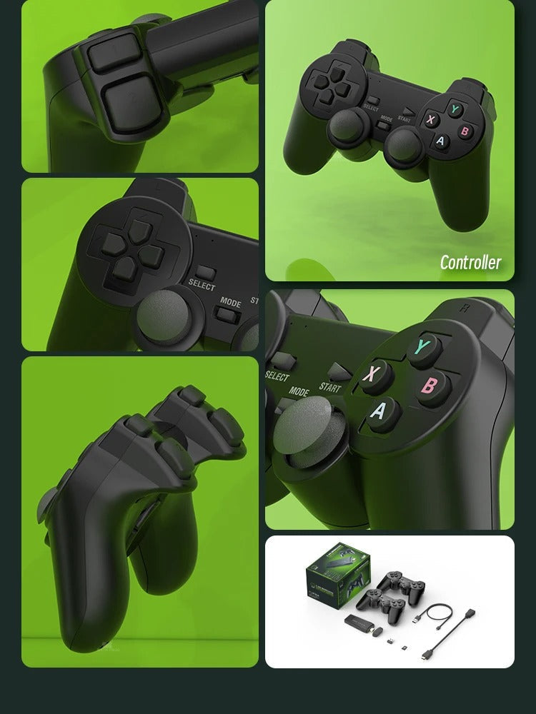 Console di gioco retrò Vanta, 64GB, due controller, oltre 20.000 giochi