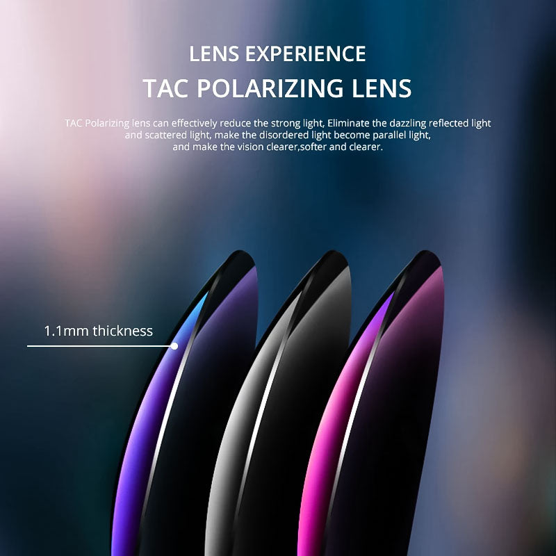 Polarizační sluneční brýle TR90 s ochranou UV400 pro řízení a sportoviště