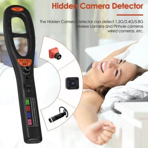 Detetor GPS SentinelX e detetor de câmaras ocultas com mangueira de deteção