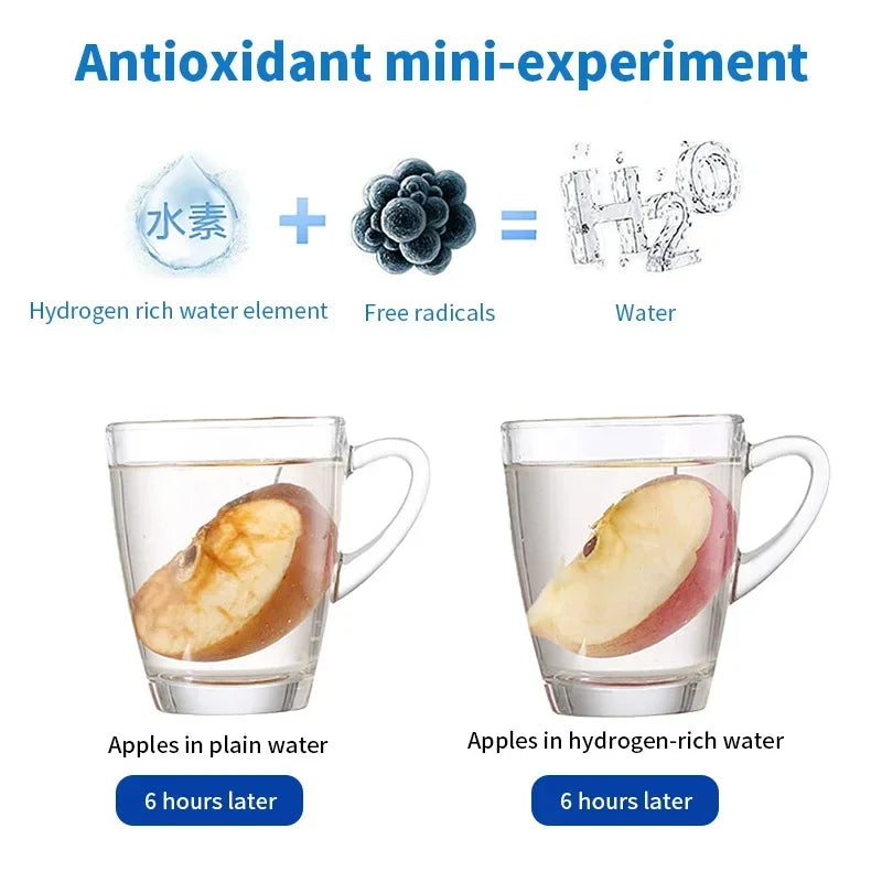 Vireli Wasserflasche mit Wasserstoffanreicherung für das tägliche Wohlbefinden