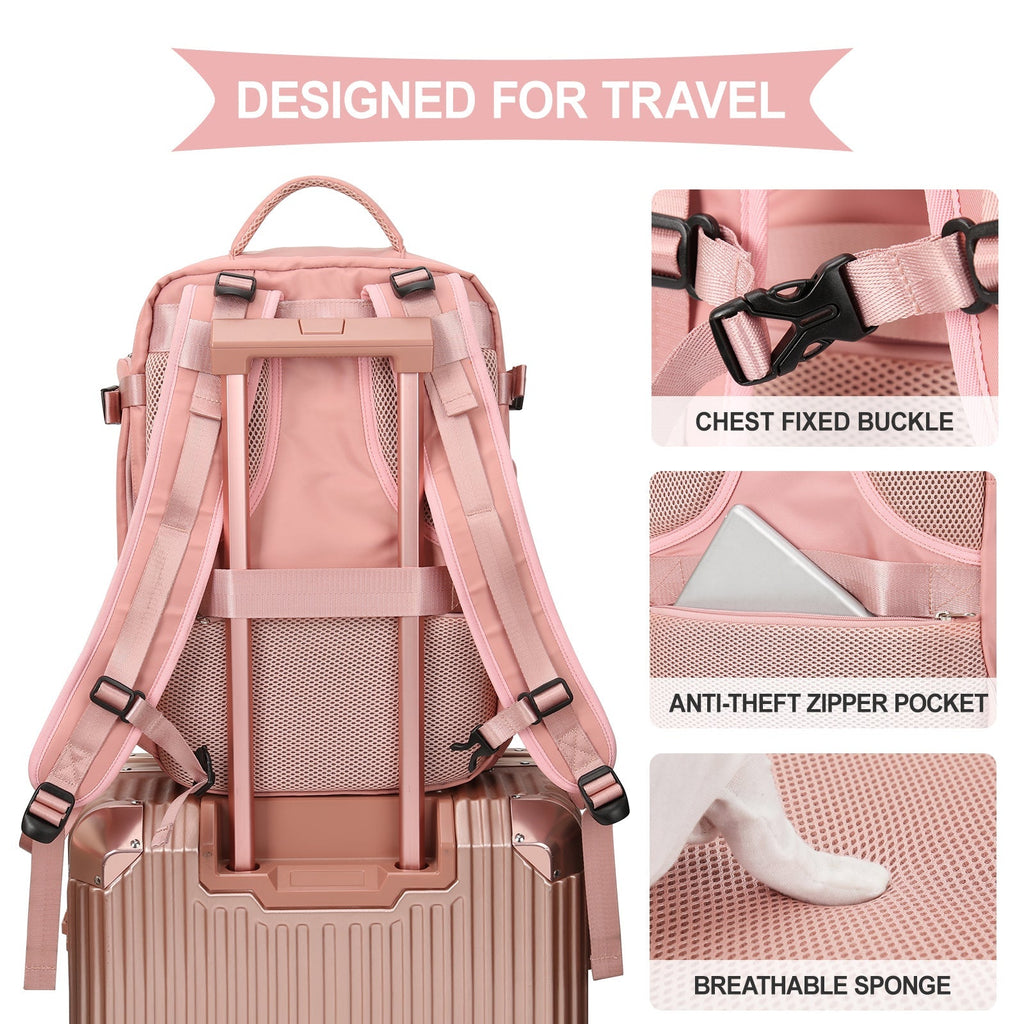 Rozšiřitelný cestovní batoh Solara Glide, 45 l, unisex palubní zavazadlo s přihrádkou na notebook