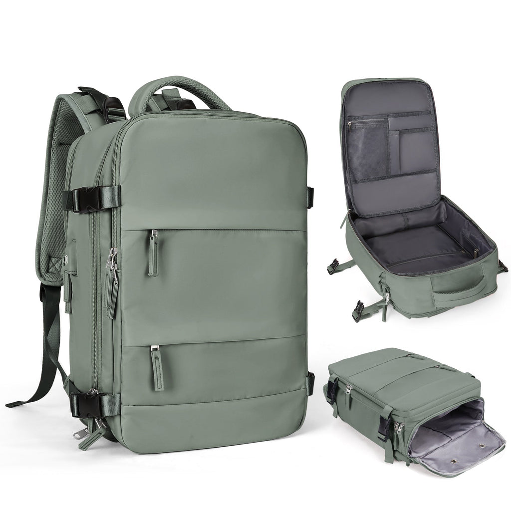 Rozšiřitelný cestovní batoh Solara Glide, 45 l, unisex palubní zavazadlo s přihrádkou na notebook