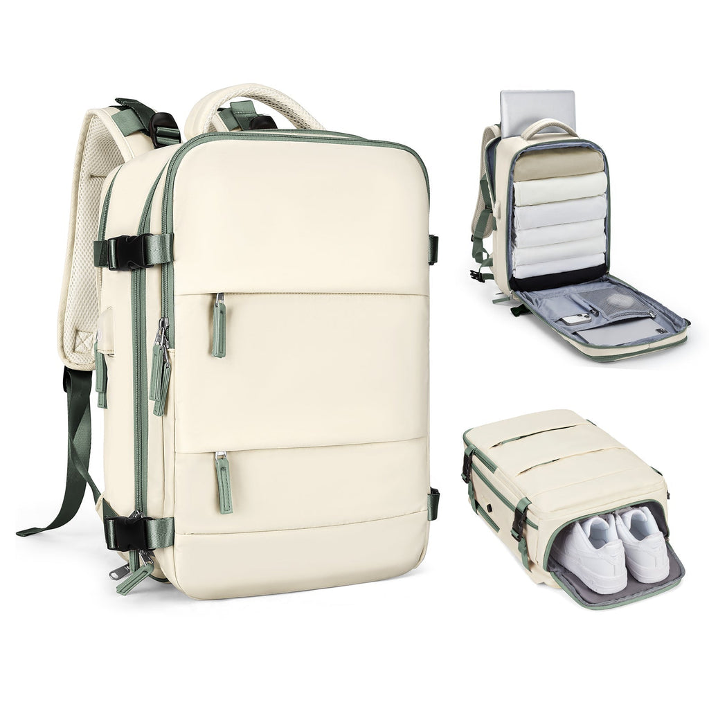 Rozšiřitelný cestovní batoh Solara Glide, 45 l, unisex palubní zavazadlo s přihrádkou na notebook