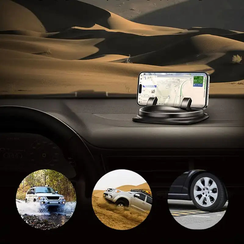 Autohalterung AeroMount, 360°-Halterung für Armaturenbrett oder Lüftungsschlitz