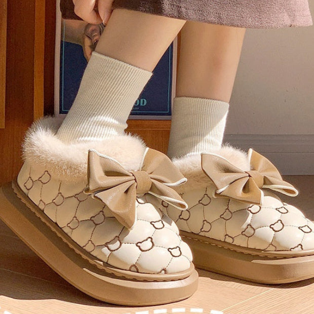 Les Bottines Nœud Papillon | Imperméables & Fourrées