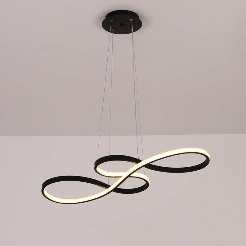 Durell Musical Note Pendant Light, Black & Gold | Fioriscas