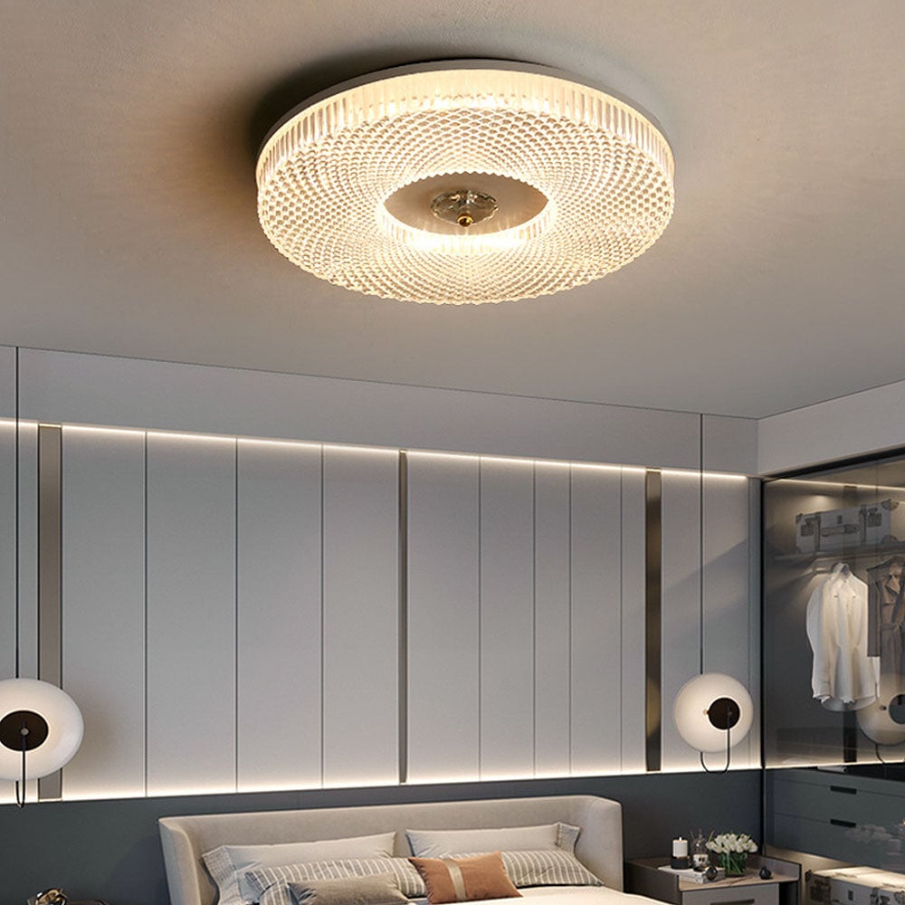 Stropní LED svítidlo Luminia s přisazenou montáží, tenké kovové a akrylátové provedení
