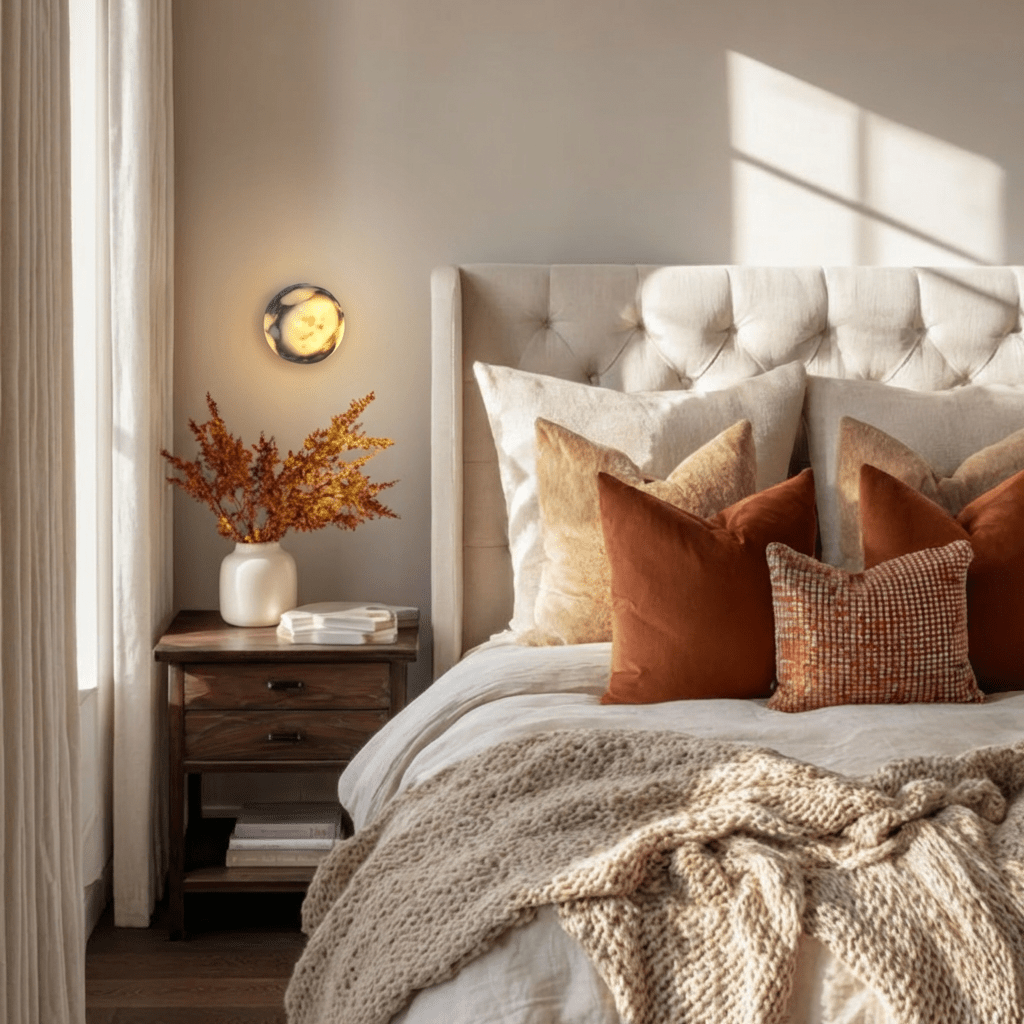Stone Sphere Glow Wall Lamp With Warm Marble Interior Light
