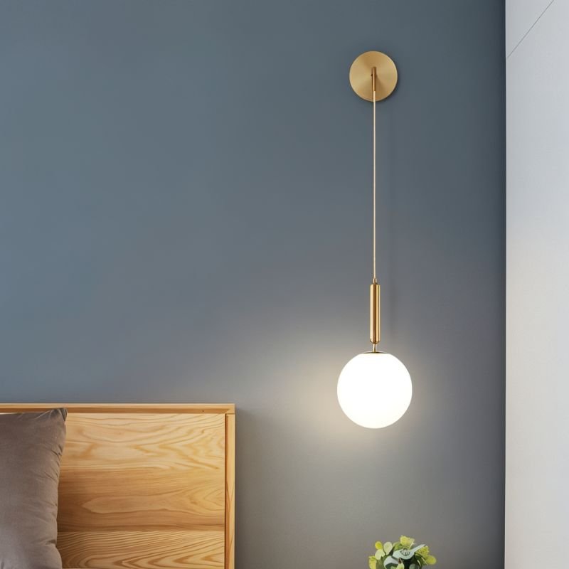 HaloWeave Hanging Wall Lamp With Adjustable Cable For Ambient Glow