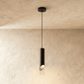 NovaLume Modern Pendant Light With Aluminum Body Acrylic Shade And Adjustable Cord