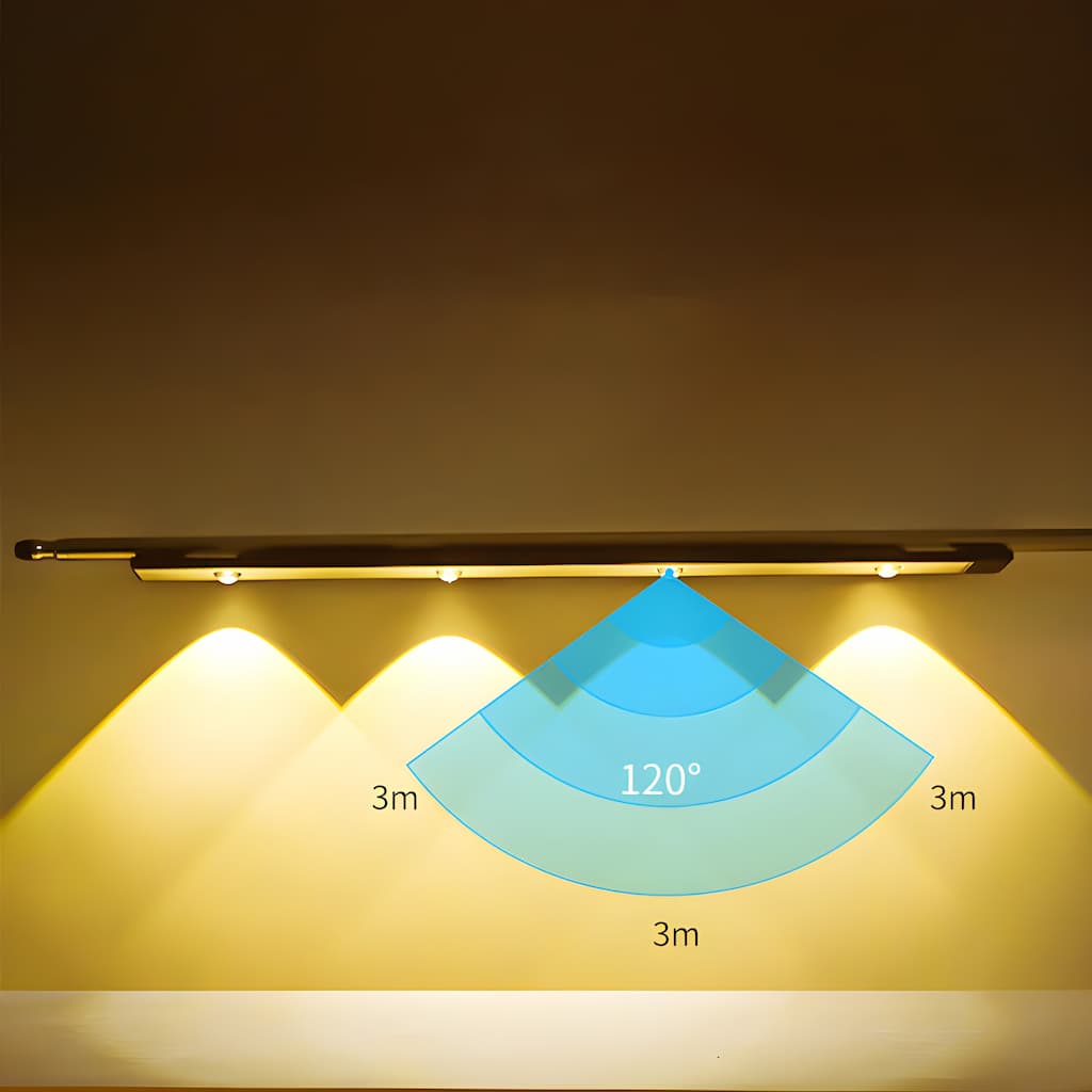 Luz LED com Sensor de Movimento Sem Fios NovaBeam, Recarregável por USB