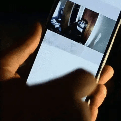Caméra de sécurité domestique WiFi LumaGuard avec vision nocturne
