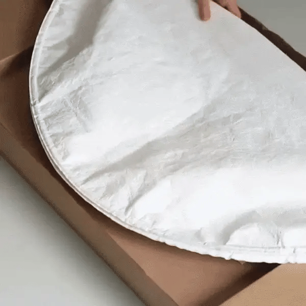 Candeeiro suspenso de papel entrançado, candeeiro de batata frita LumaWeave