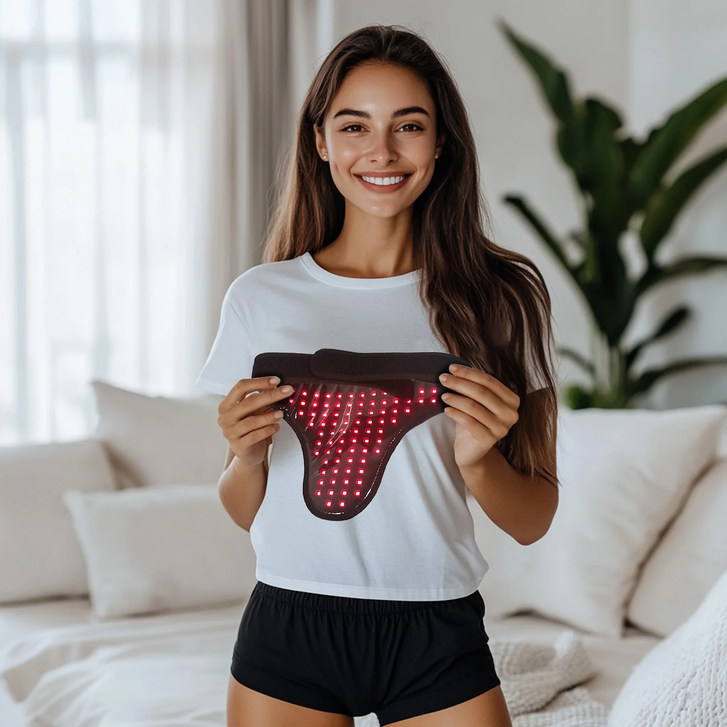 LumaVibe zařízení pro domácí wellness s červeným světlem pro každodenní použití