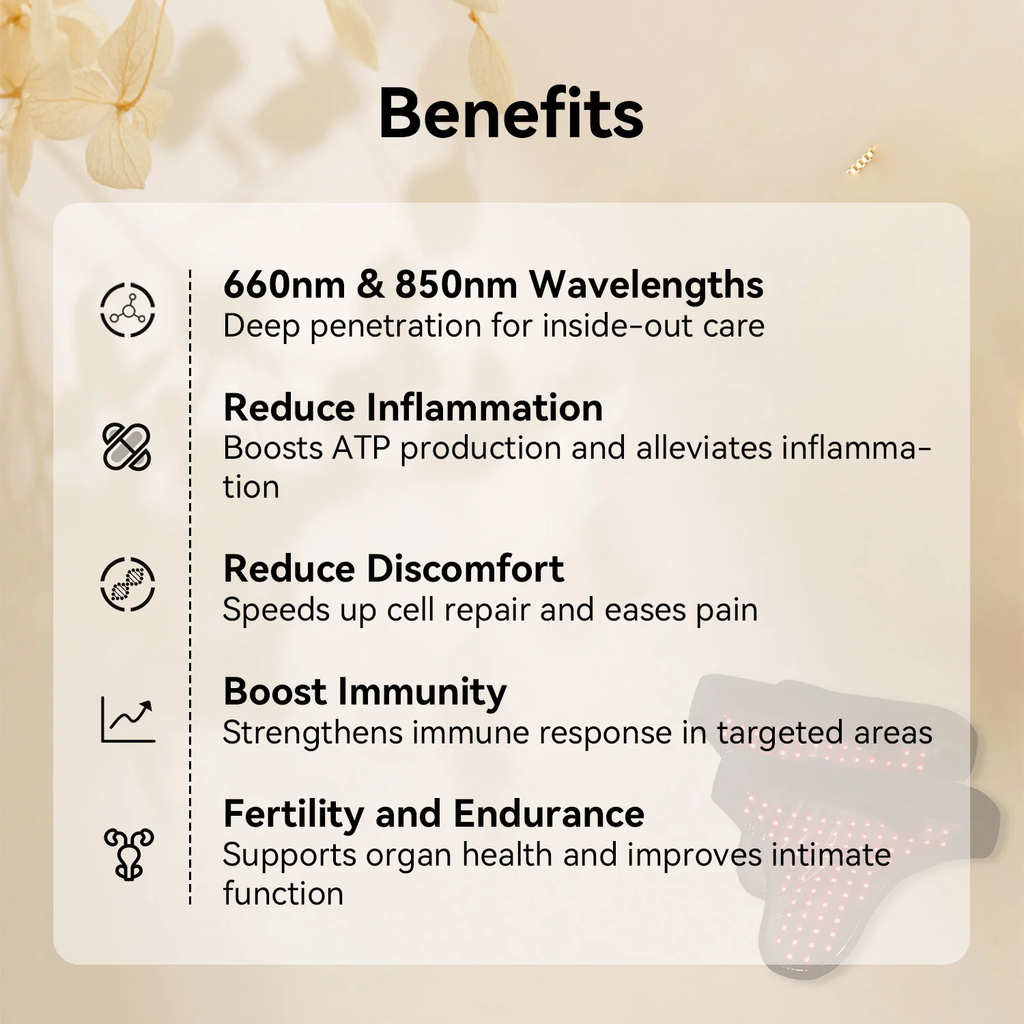 LumaVibe zařízení pro domácí wellness s červeným světlem pro každodenní použití