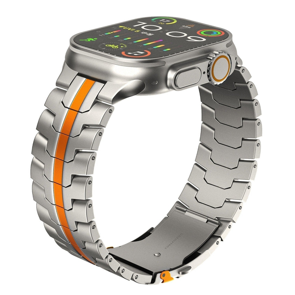 Titanový řemínek pro Apple Watch, hypoalergenní spona Veralis, rychlé uvolnění