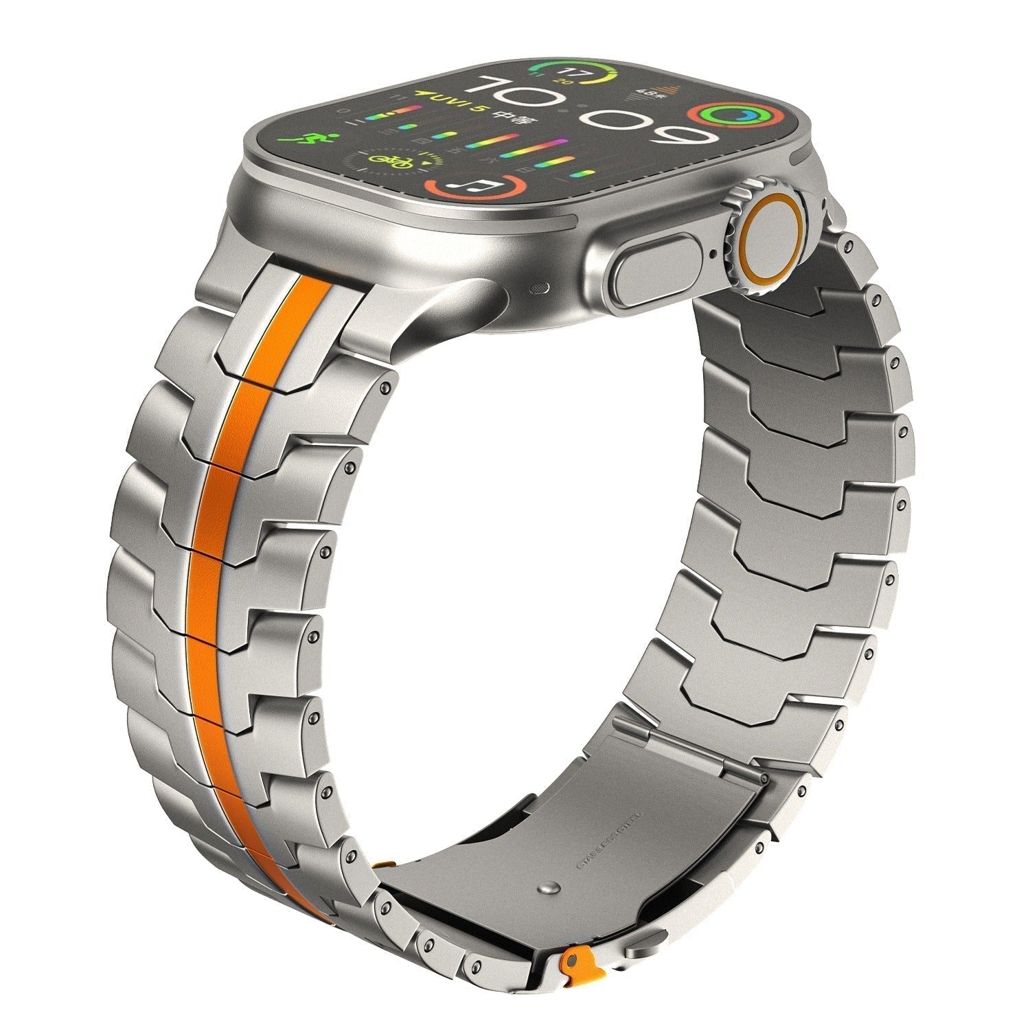 Titanový řemínek pro Apple Watch, hypoalergenní spona Veralis, rychlé uvolnění