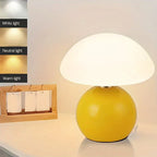 Calvryn Ceramic Mushroom Table Lamp With Bauhaus-Inspired Curves