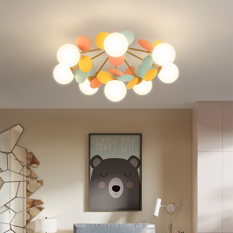 מנורת תלייה מאקריליק AstraLumen, תאורת LED זוהרת לחדרים מודרניים