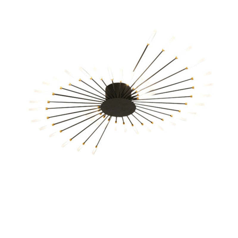 Asterra Albina Metal & Acrylic Flush Ceiling Light, 12W to 42W LED