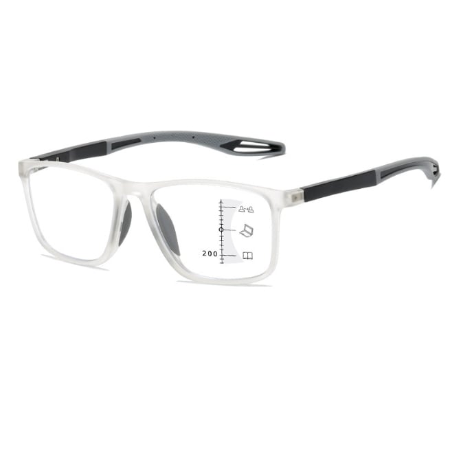 Óculos de leitura progressivos, lentes ultraleves com filtro de luz azul, 5 cores
