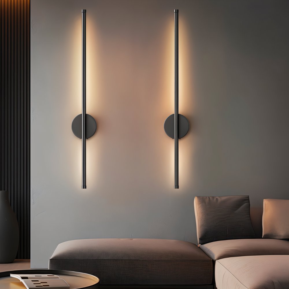 LumaArc Cordless Wall Light Minimalist Aluminum Sconce
