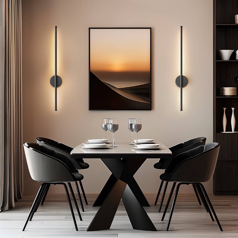 LumaArc Cordless Wall Light Minimalist Aluminum Sconce