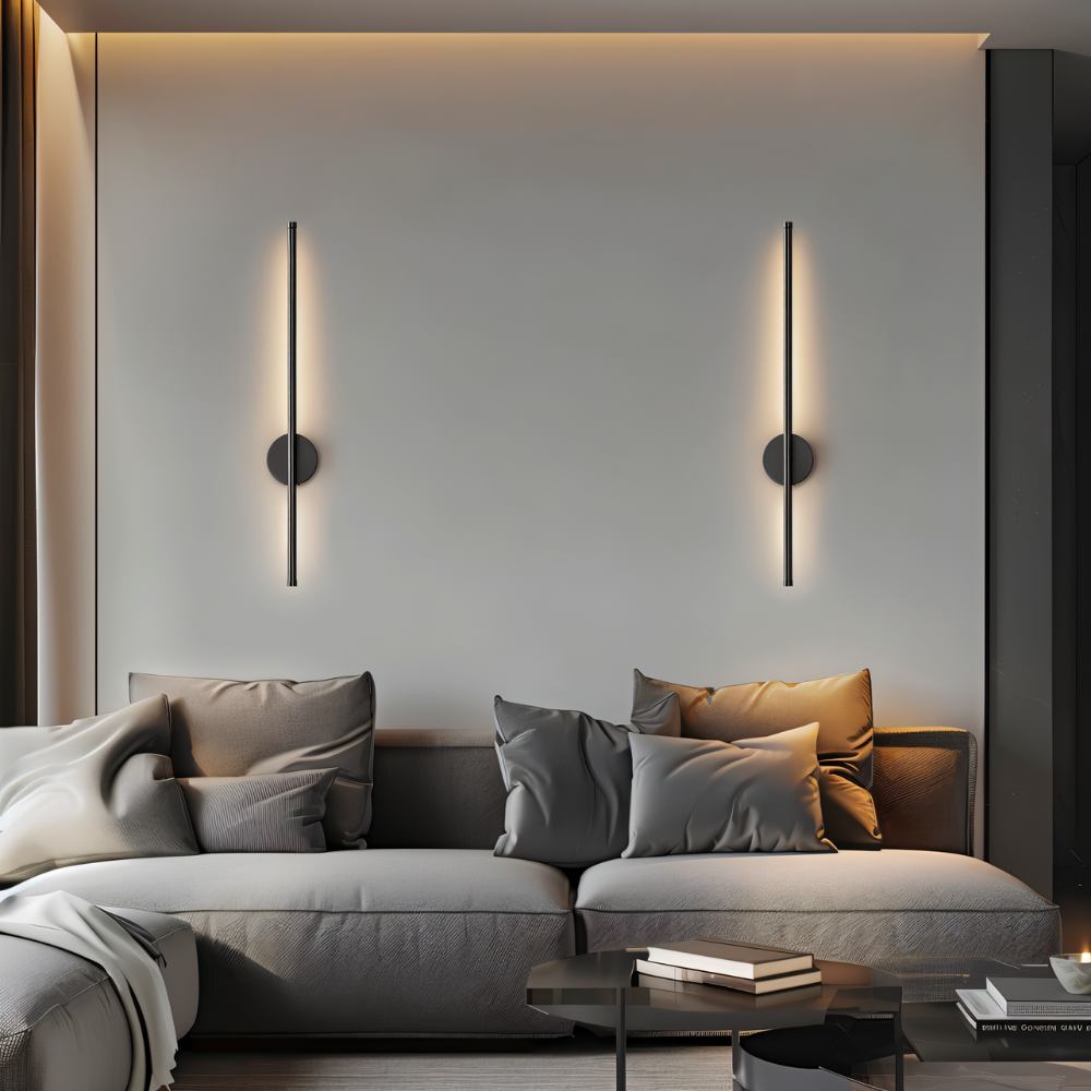 LumaArc Cordless Wall Light Minimalist Aluminum Sconce