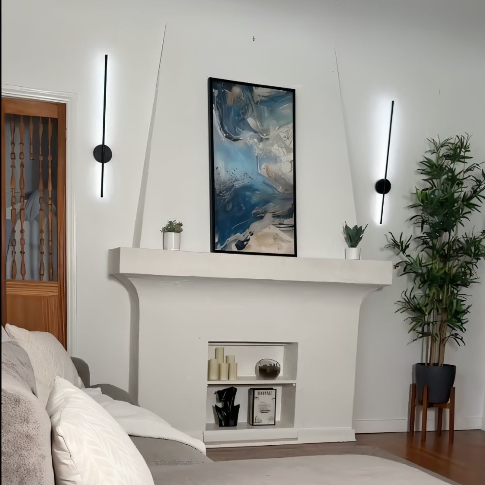 LumaArc Cordless Wall Light Minimalist Aluminum Sconce