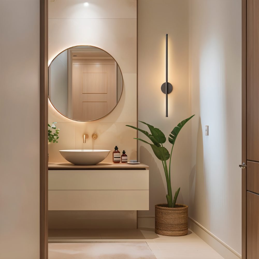 LumaArc Cordless Wall Light Minimalist Aluminum Sconce