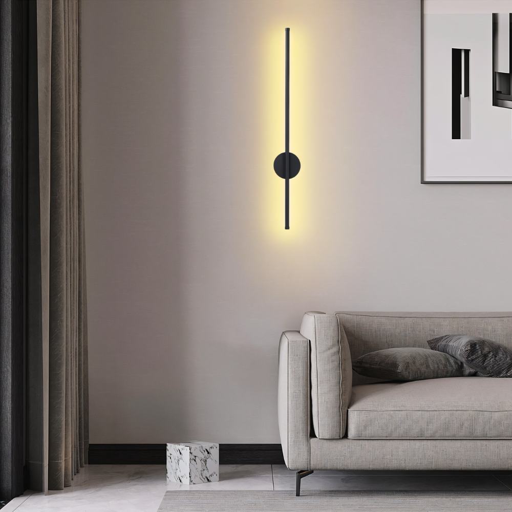 LumaArc Cordless Wall Light Minimalist Aluminum Sconce