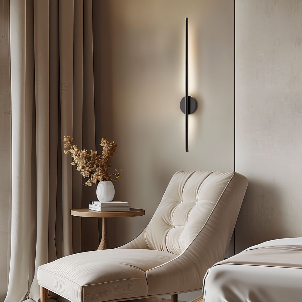 LumaArc Cordless Wall Light Minimalist Aluminum Sconce