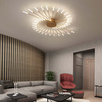 Asterra Albina Metal & Acrylic Flush Ceiling Light, 12W to 42W LED