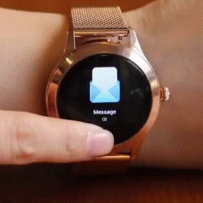 AstraNova Luxe Smartwatch For Women With Crystal Display And Health Tracking