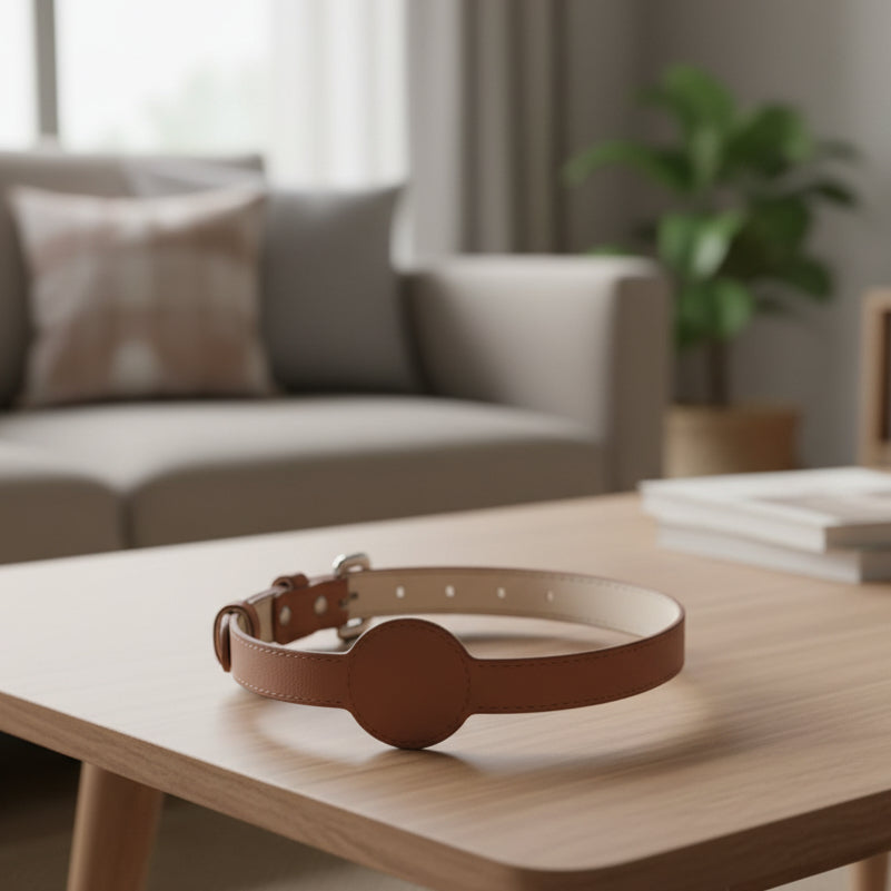 Collar para perro con soporte integrado para AirTag para seguridad y estilo - Fioriscas