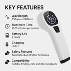 CanineLuma-Lasertherapie zur Unterstützung des Wohlbefindens und der Haut von Hunden