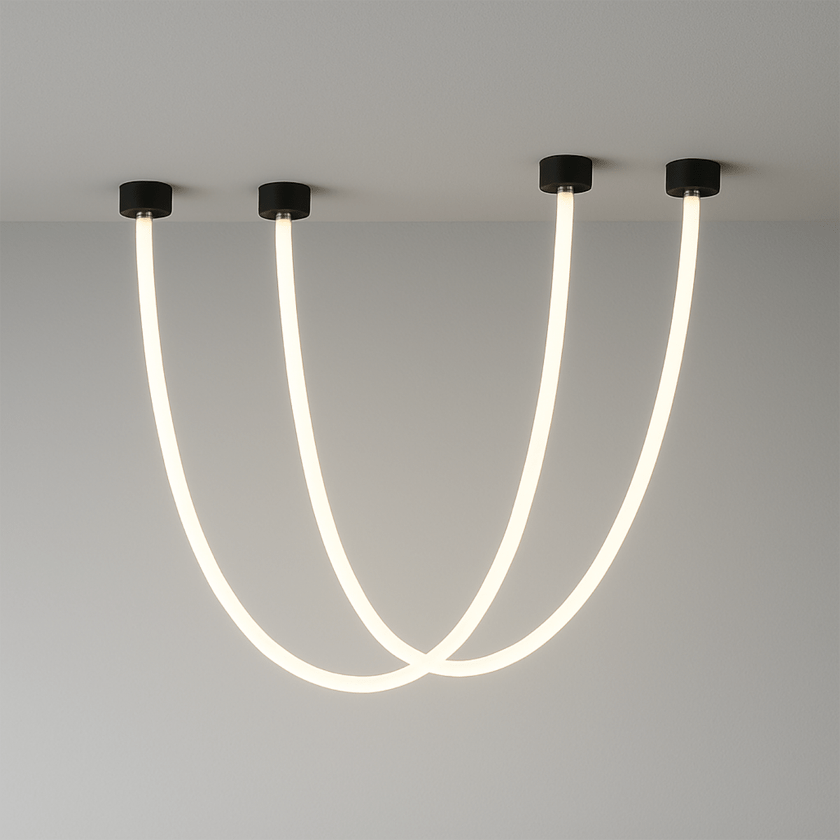 LumaWisp LED Chandelier for Living Room Dining and Bedroom Ambience