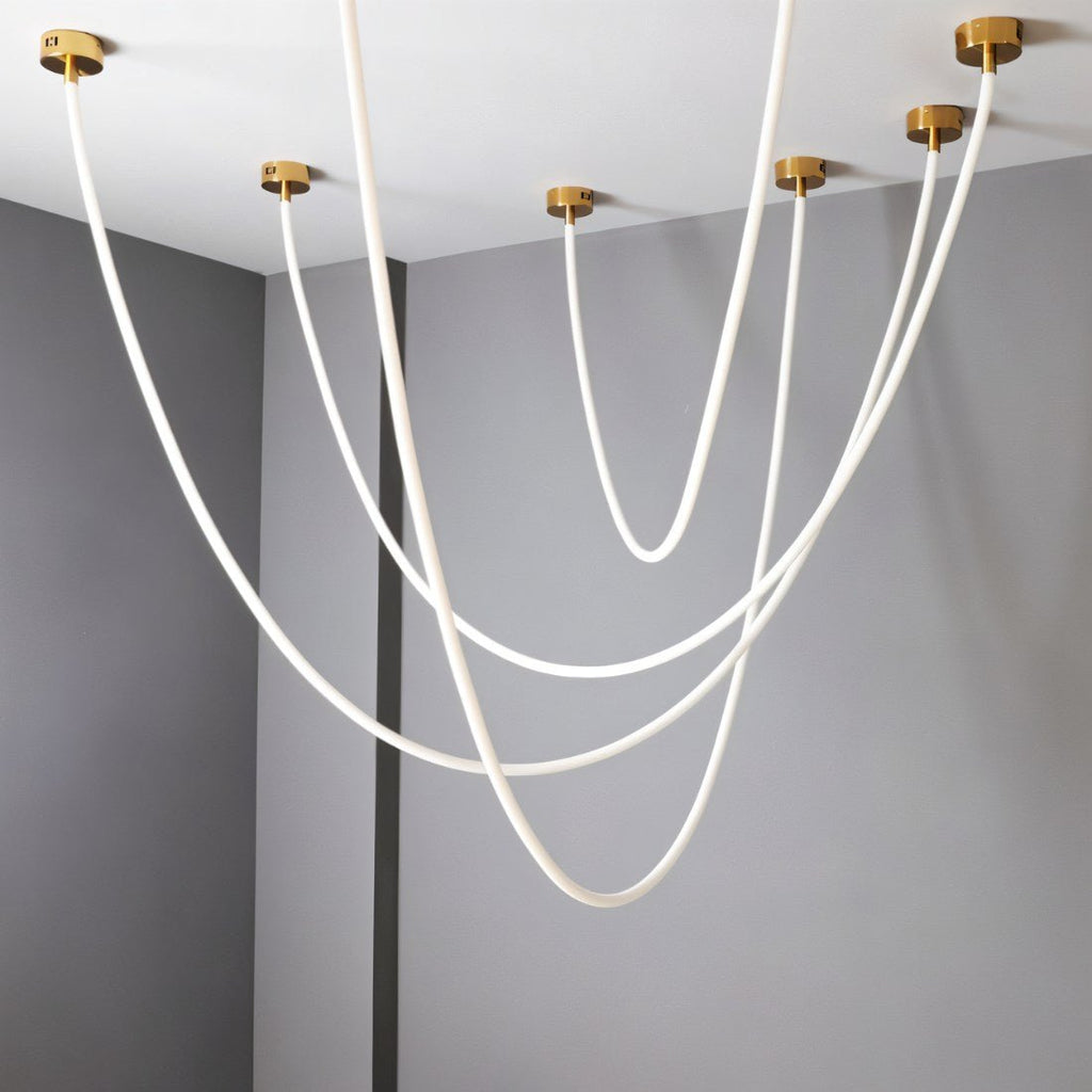 LumaWisp LED Chandelier for Living Room Dining and Bedroom Ambience
