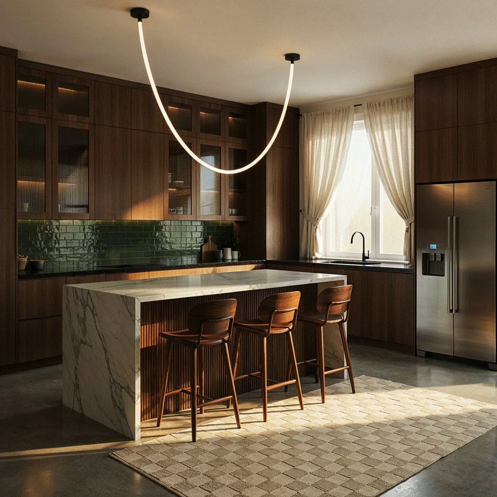 LumaWisp LED Chandelier for Living Room Dining and Bedroom Ambience