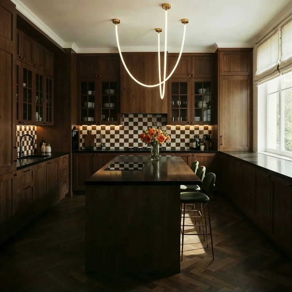 LumaWisp LED Chandelier for Living Room Dining and Bedroom Ambience